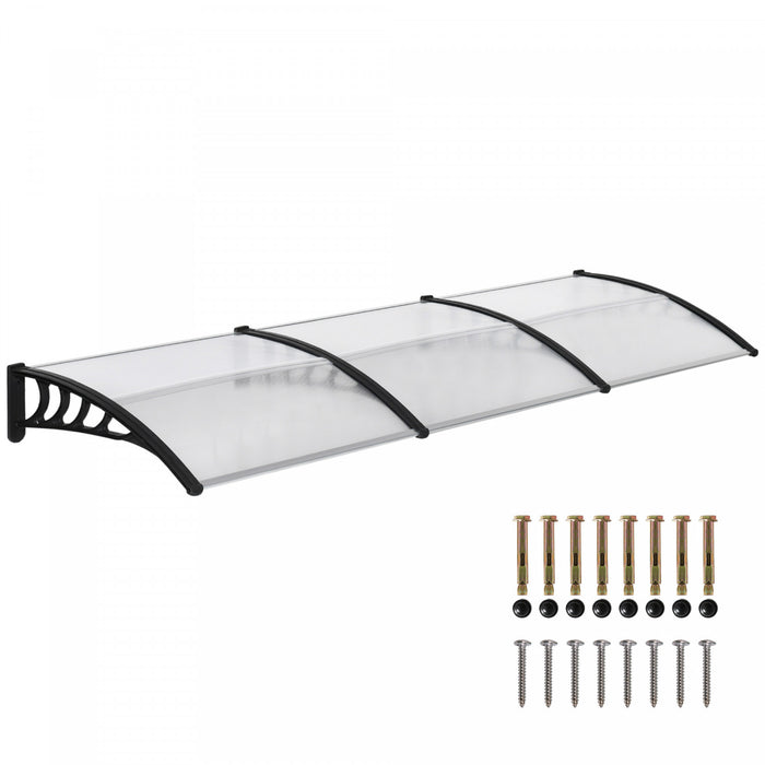 Outsunny Window Awning Door Canopy, Front Door Outdoor Patio Cover