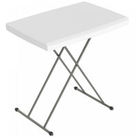 Outsunny Folding Outdoor Table, 3-level Camping Table, Hdpe Picnic Table