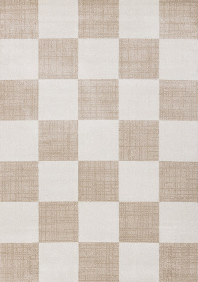 Covington Modern Checkered Indoor Area Rug - 7'10" x 10'6"|Carpette Covington à motif de damier moderne pour l’intérieur - 7 pi 10 po x 10 pi 6 po