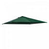 Outsunny 9.8' X 9.7' Square Gazebo Canopy Replacement Uv Protected Top Cover Sun Shade Green