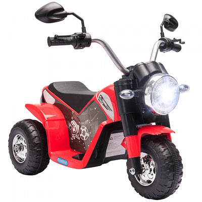 Aosom Kids Electric Motorcycle 6v Battery Powered Ride-On Ride-on Dirt Bike 3-wheels Motorbike With |Aosom Kids Electric Motorcycle Ride-on Toy 3-roues Batterie Alimente Moto Rechargeable 6v Avec Klaxo