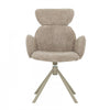 Wrenley Upholstered Swivel Dining Chair with Pedestal Base (Set of 2) | Chaise de salle a manger pivotante Wrenley rembourree avec base sur piedestal (ens. de 2)
