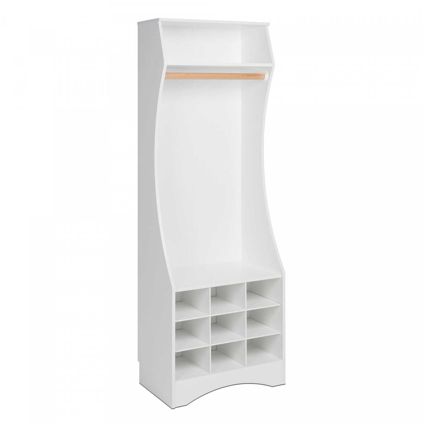 Prepac white hot sale shoe storage