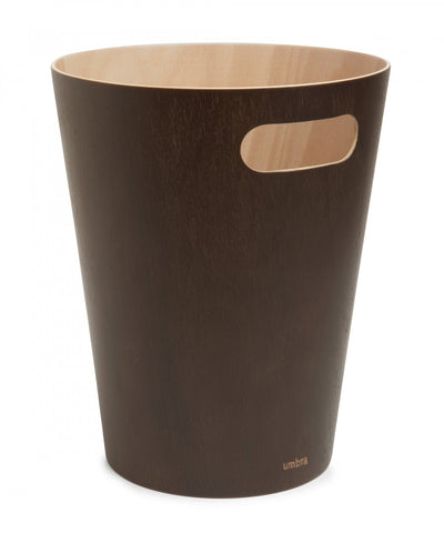 Umbra Woodrow Garbage Bin Trash Can - Espresso|Poubelle Woodrow de Umbra - espresso