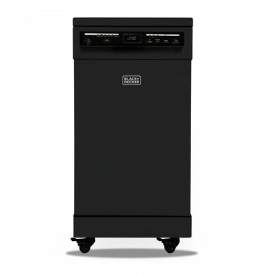 BCDP-Series BLACK+DECKER 18-Inch Portable Dishwasher, 8-Place Setting Capacity | Lave-vaisselle portatif BLACK+DECKER de la serie BCDP, 18 po (45,7 cm), capacite de 8 couverts