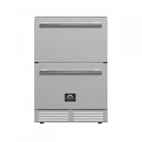 Forno Cosenza 24 Inch Built-In Indoor/Outdoor Drawer Freezer with Ice Maker, 4.69 cu.ft. - FDRBI1838-24S