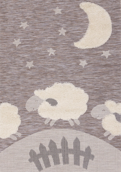 Kids Sheep Area Rug - 5'3\" x 7'7\"