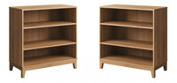 Modulr 2 Adjustable Shelves Bookcase - Natural Oak 