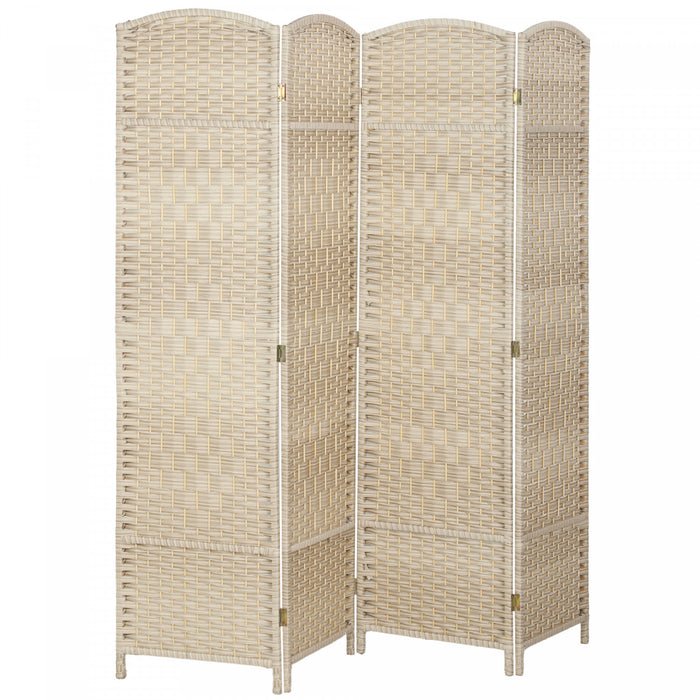 HOMCOM 6 Ft Folding Room Divider, Privacy Screen for Home Office Bedroom