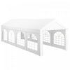 Outsunny 10' X 26' Party Tent And Carport, Heavy Duty Outdoor Canopy Tent Shelter Portable Garage With Removable Sidewalls, 2 Doors And Windows, Tents For Parties Events Bbq Grill