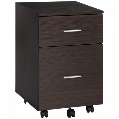 Vinsetto Filing Cabinet For Letter Or A4 Files W/ 2 Drawers Casters|Vinsetto Classeur A Fichiers Lettre Ou A4 Avec Roulettes A 2 Tiroirs