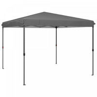 Outsunny 10x10ft Height Adjustable Pop Up Canopy Tent W/ 1-button Push