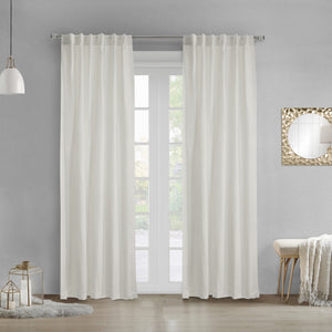 Gladstone Off-White Dual-Header Curtain Panel - 52