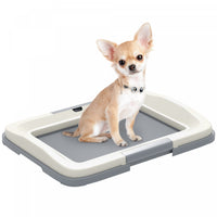 PawHut Pee Pad Holder, Dog Potty Tray for Indoor Outdoor, 18