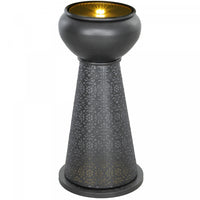 Outsunny Outdoor Water Fountain Waterfall Fountain With Led, Multi-colour