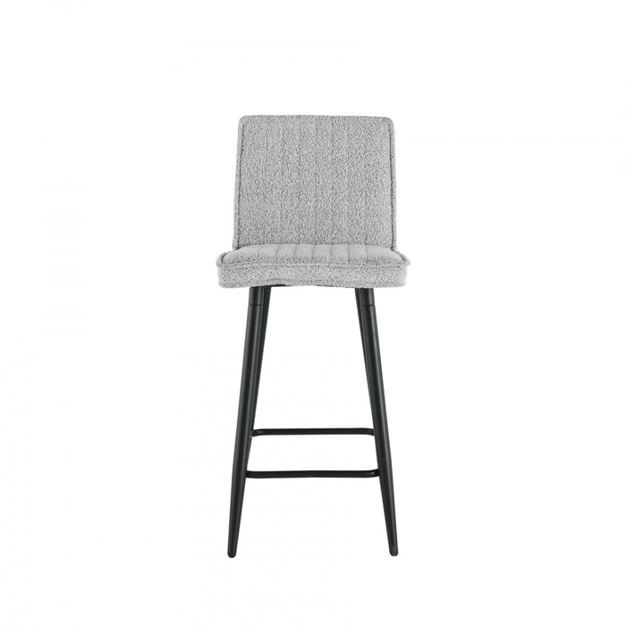 Marielle Grey Upholstered Bar Stool (Set of 2)