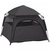 Pawhut Pop Up Dog Tent For Large, Extra Large Dogs, Portable Pet Playpen Tent For Beach, Backyard, Home, Grey