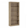 Axess 5-Shelf Bookcase - Rustic Oak