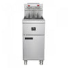 FORNO Commerciale Natural Gas Deep Fryer, 4 Burners 120,000 BTU, 50 lbs Oil Capacity - FCMGF0023