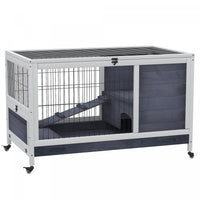 Wooden indoor rabbit cage new arrivals