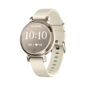Garmin Lily™ 2 Smartwatch - Health Tracking With Stylish Patterned Lens, Touchscreen - Cream Gold
