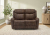 Large 2-Seater Power Reclining Love Seat, 60" Wide, Usb Port Included, Brown Leather-Look Recliner | Grand Causeuse 2 Places Inclinable Electrique, 60"L, Port Usb Inclus, Aspect Cuir Brun