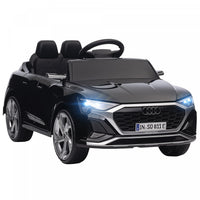 Qaba Audi Q8 Etron Sportback Licensed Powered Ride-On Car, 12v Battery Powered Kids Electric Car Wit