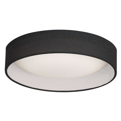 Dainolite Cfled Flush Mount 15" Black Shade Lamp|Plafonnier affleuré Cfled de Dainolite de 15 po avec abat-jour noir