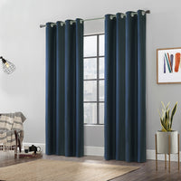 Gette Navy Grommet Curtain Panel - 52