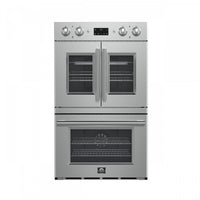 Forno Asti 30-Inch Double Electric Wall Oven in Stainless Steel, 7.36 cu. ft. - FBOEL1340-30