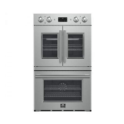 Forno Asti 30-Inch Double Electric Wall Oven in Stainless Steel, 7.36 cu. ft. - FBOEL1340-30 | Four mural electrique double Asti 30 pouces, acier inoxydable, 7,36 pi³ - FBOEL1340-30
