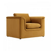 Haven Contemporary Modern Upholstered Accent Chair in Harvest Gold
