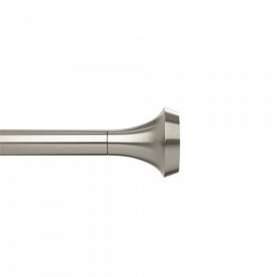 Umbra Ella Nickel Steel Expandable 1" Curtain Rod - 72"-144" | Tringle à rideaux extensible Ella de Umbra acier nickel de 1 po - 72 po à 144 po