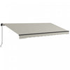 Outsunny 15' X 10' Patio Retractable Awning Sunshade Shelter, Light Grey