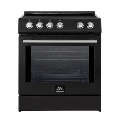 Forno Leonardo Espresso 30" Slide-In Induction Range, Black -FFSIN0982-30BLK | Cuisiniere a induction encastrable Leonardo Espresso de 30 po, noire – FFSIN0982-30BLK