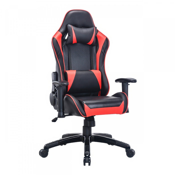 TygerClaw High Back Gaming Chair for Maximum Comfort in Red Office Chair