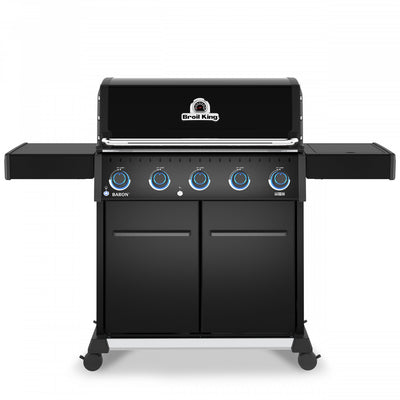 Broil King Baron 520 Pro Shadow 5-Burner 45,000-BTU Natural Gas BBQ - 675117 Grill | Broil King Baron 520 Pro Shadow 5-bruleurs 45 000 BTU Barbecue a gaz naturel - 675117