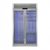 FORNO Abruzzo 48\" Wine Cooler, Dual Zone, 30 cu.ft., 130 bottles Stainless steel- FWCDR6680-48S