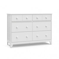 Storkcraft Moss 6 Drawer Dresser - White