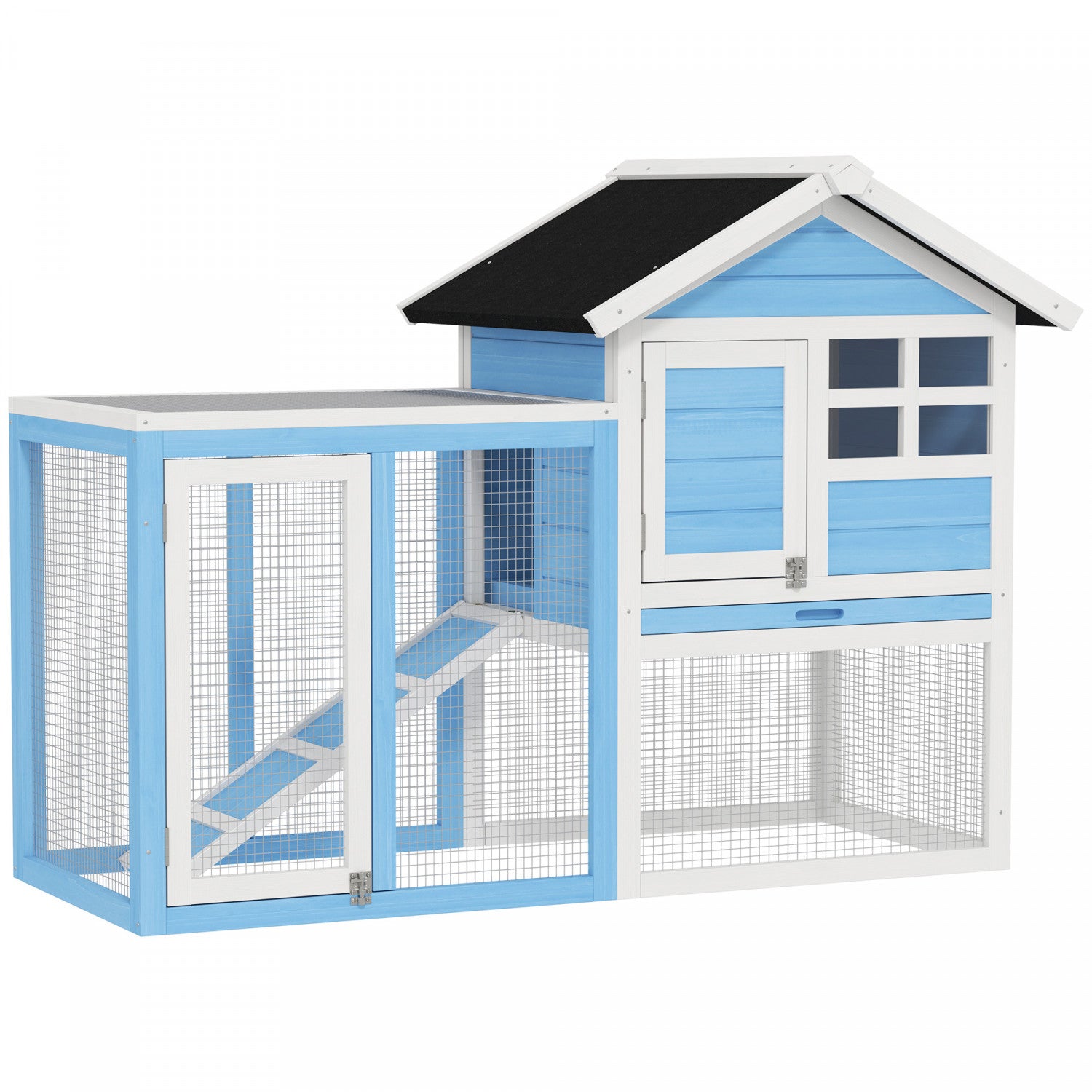 Brick Rabbit Hutch Pawhut 48