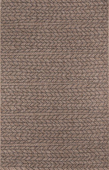Linden Contemporary 7'10\" x 10'0\" Area Rug in Brown Indoor Area Rug