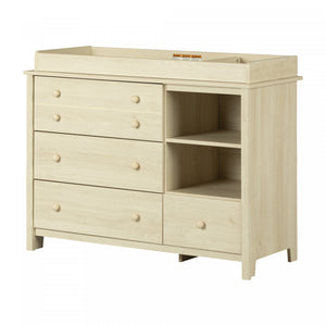 Little Smileys Changing Table - Bleached Oak