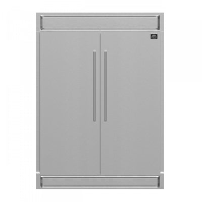 Forno Maderno 60 Inch Convertible Refrigerator, 27.2 cu.ft., with Decorative Grill - FFFFD1722-60S | Refrigerateur convertible Maderno de 60 po, 27,2 pi³, avec grille decorative – FFFFD1722-60S