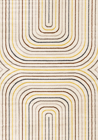 Marley Multi-Colour Double Rainbow Area Rug - 7'10" x 10'6"|Carpette Marley multicolore à 2 arcs-en-ciel - 7 pi 10 po x 10 pi 6 po