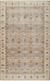Zaina Traditional 8'0\" x 10'0\" Area Rug in Grey Indoor Area Rug