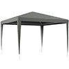 Outsunny Party Tent, Portable Gazebo Canopy Event Shelter Grey