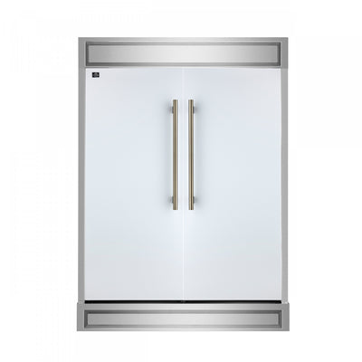 Forno Maderno 60 Inch Convertible Refrigerator in White, 27.2 cu.ft. - FFFFD1722-60MG-WHT | Refrigerateur/congelateur convertible Maderno de 60 po, blanc, 27,2 pi³ – FFFFD1722-60MG-WHT