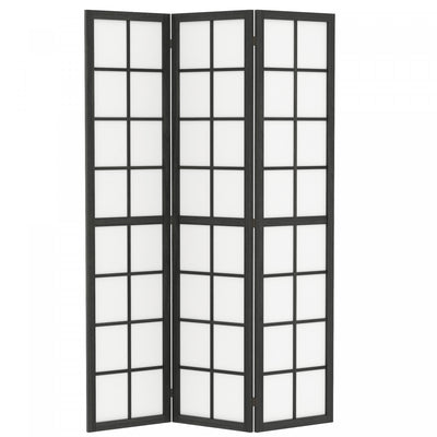 HOMCOM 3 Panel Room Divider, 5.6 ft Folding Privacy Screen, Black