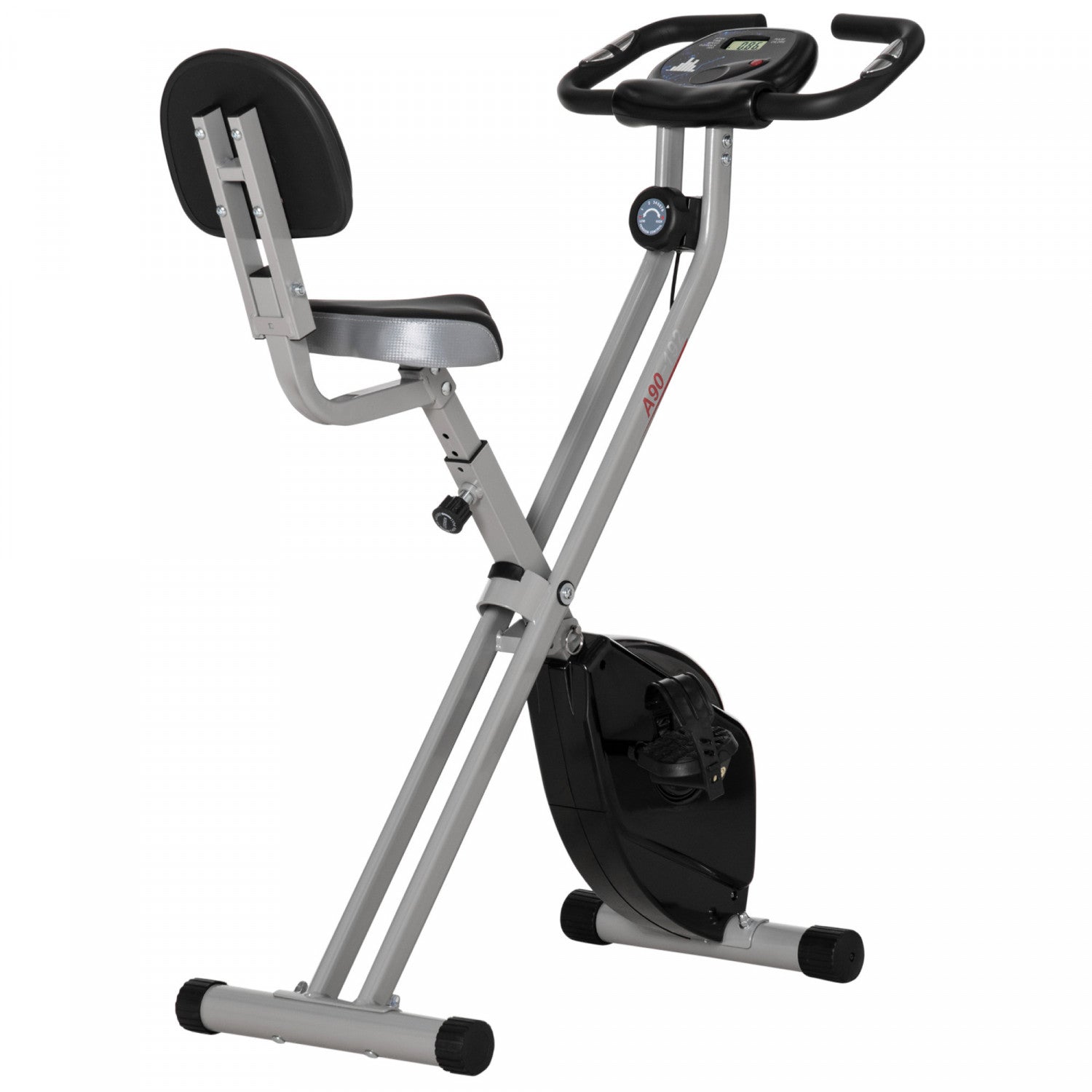 Soozier Foldable Exercise Bike With 8 Levels Of Magnetic