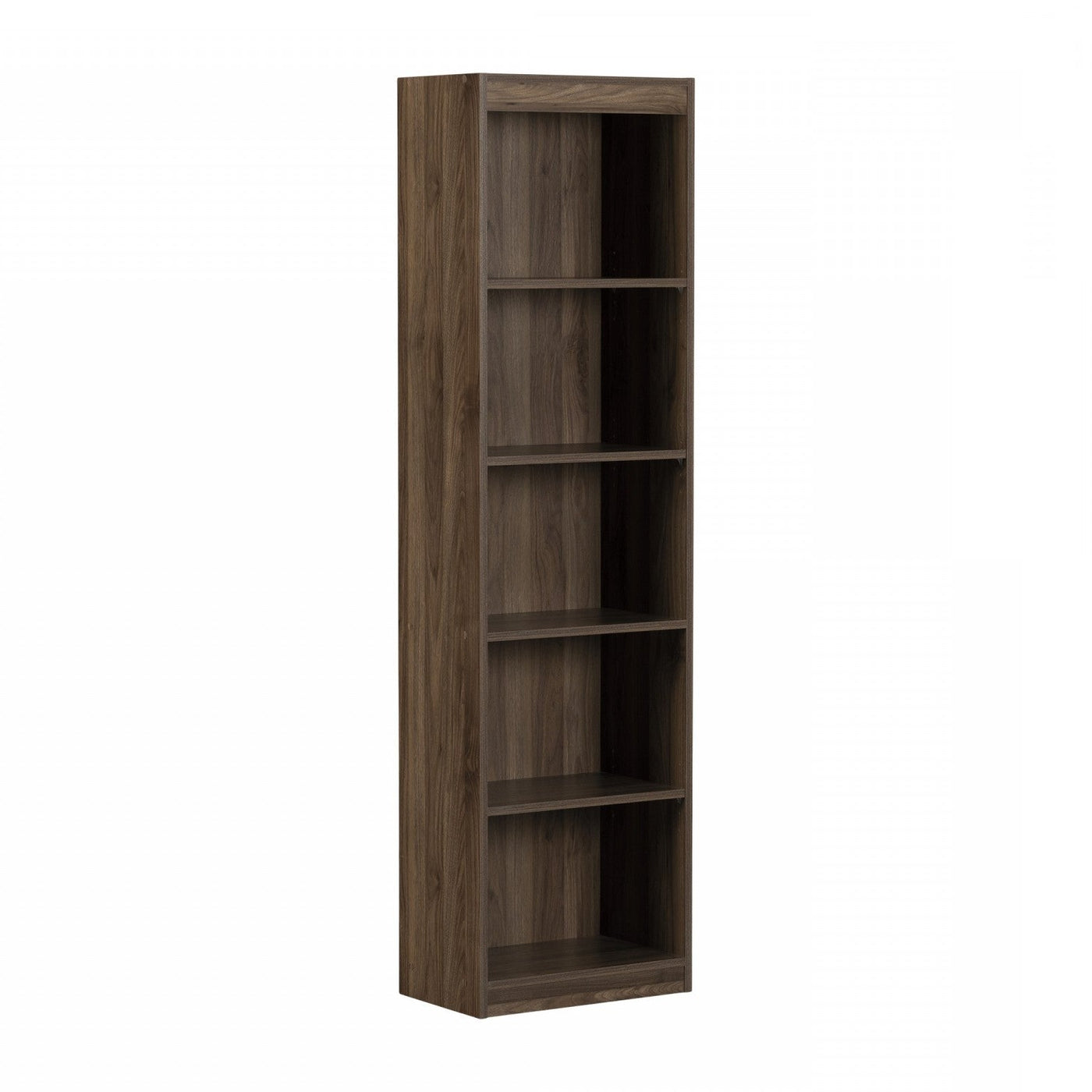 5 shelf narrow discount bookcase